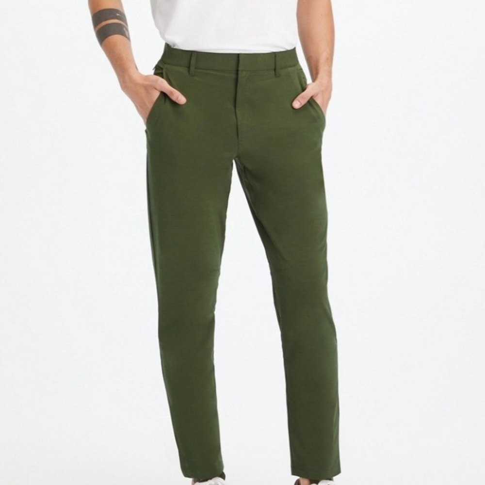 FABLETICS Olive Green The Only Pant Business Casual Lightweight Bottoms Size S